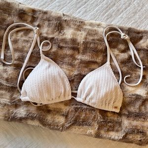 Victoria’s Secret PINK White Bikini Top